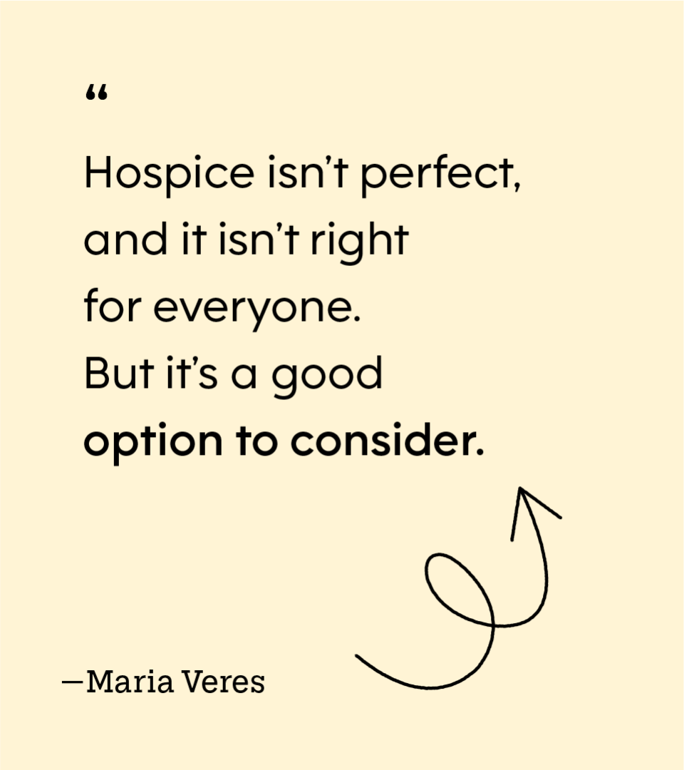 Maria Veres: Patient Experience: Quote