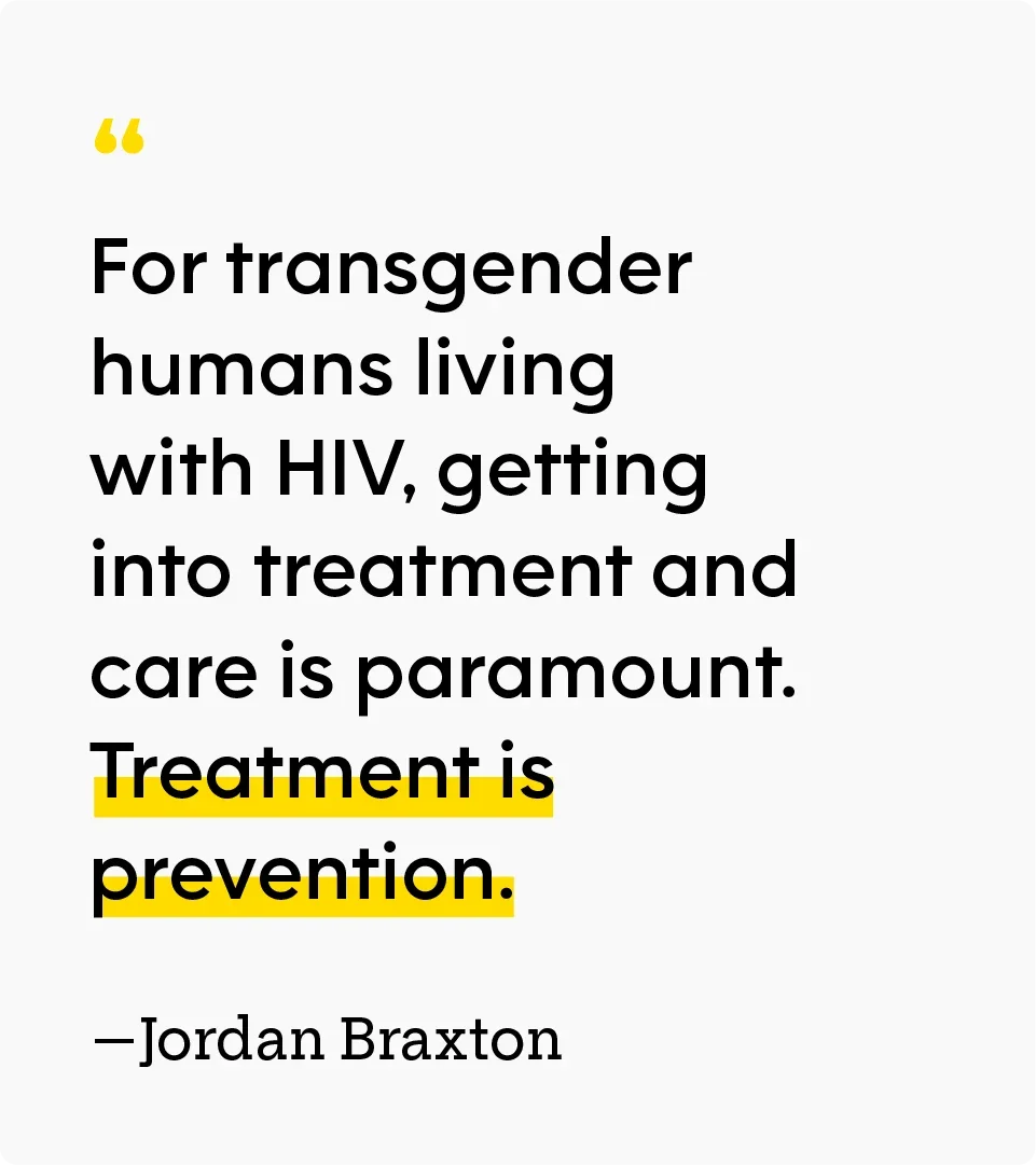LGBTQ: HIV and Trans community: Quote