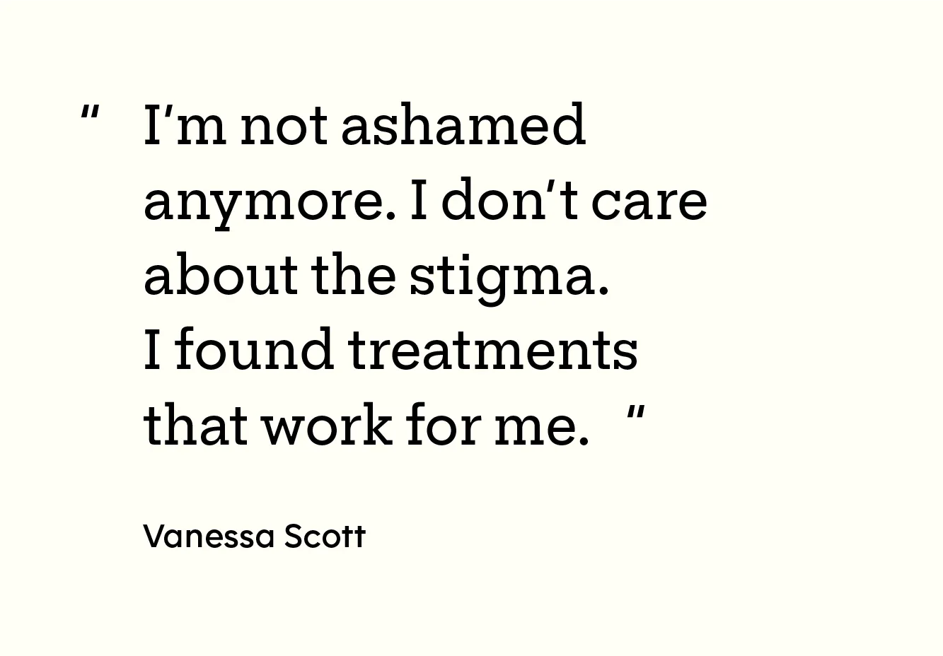 Patient experience: Psoriasis: Scott: Quote: Text