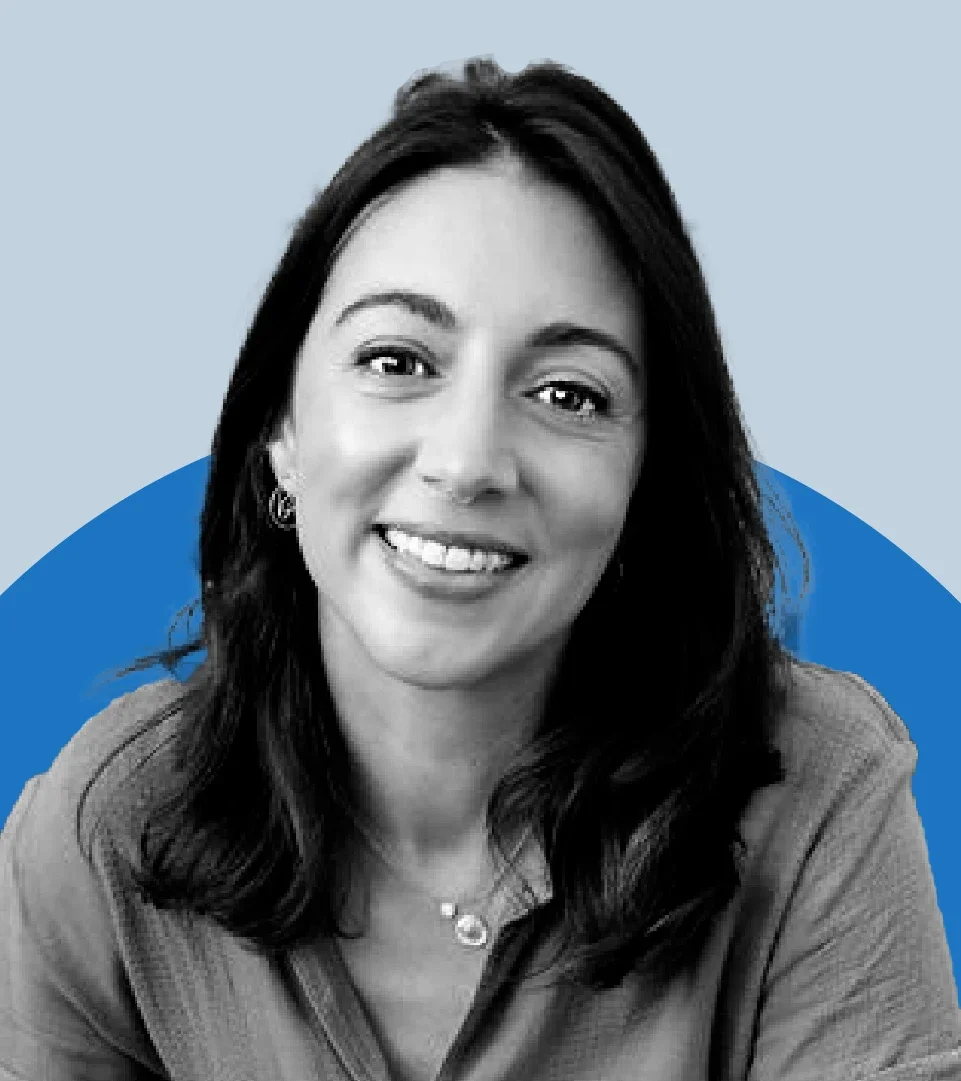 Saba Harouni Lurie is pictured in a headshot.