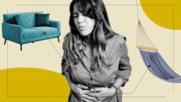 Collage of items representing how it feels to take magnesium citrate. The items are: a couch and a hammock representing the need to be at home and relaxing, respectively.
GoodRx Health