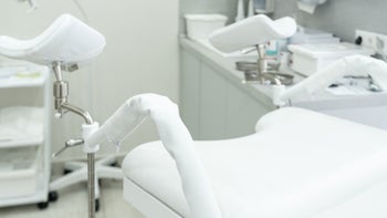 Abortion: white gyno chair doctos office 1197134671