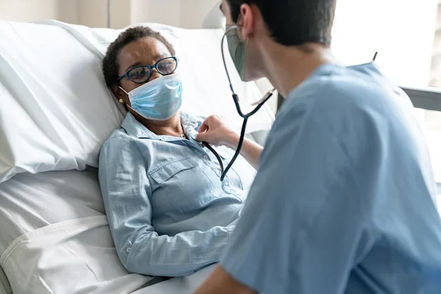 hospital patient stethoscope-1277228266