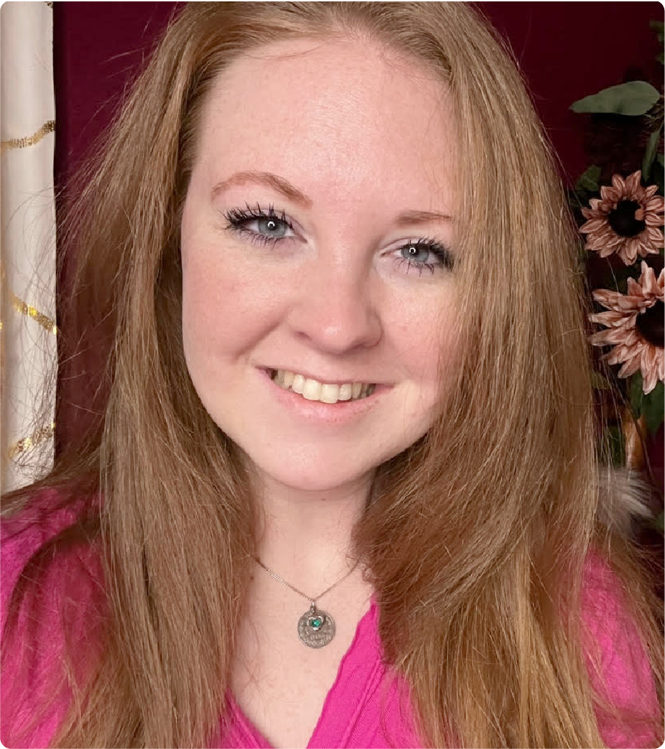 Kajsa Bradley is pictured indoors.