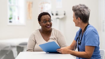 Health: GLP-1 Agonists: patient doctor consultation 1438502931