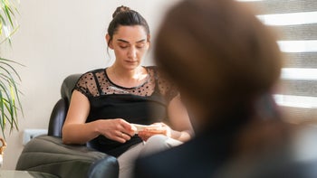 PTSD: Symptoms: talking to therapist 1330041460