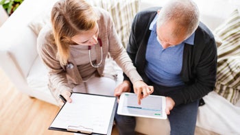 TNF inhibitors: showing patient tablet 876211456