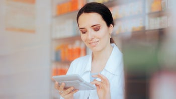 Pharmacists: 340B: pharmacist using calculator 1420600717