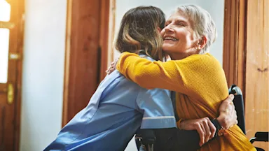 Patient advocacy: hcp hugging patient 1315315073