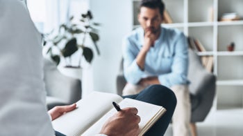 Health: Mental health: man therapy session 1015399630