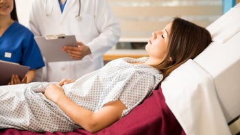 Hemorrhoids: patient check up 628208204
