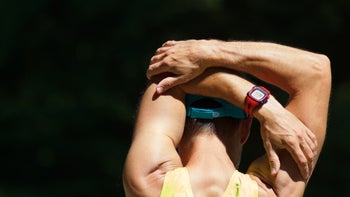 Movement exercise: male runner tricep stretch 637031510