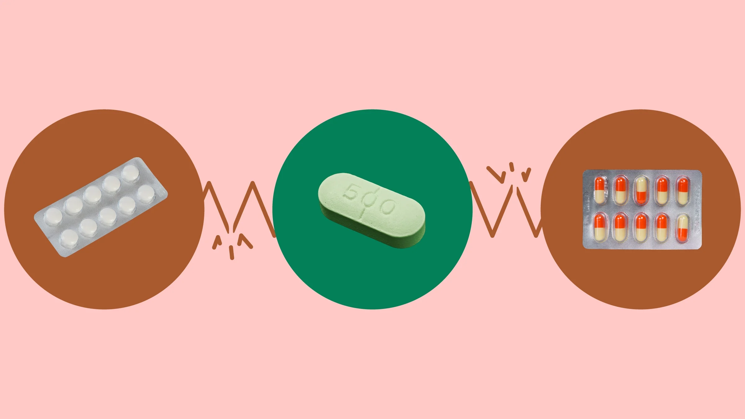 A graphic on Gemtesa interactions includes images of three different types of pills highlighted by red and green circles.