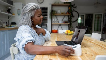 Medicare: Telehealth: older adult telehealth call 1432413408