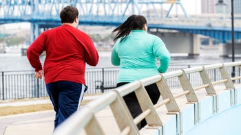 Movement-exercise: rear view of man and woman jogging 521546660