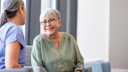 A woman speaks to a medical professional.
SDI Productions/E+ via Getty Images Plus