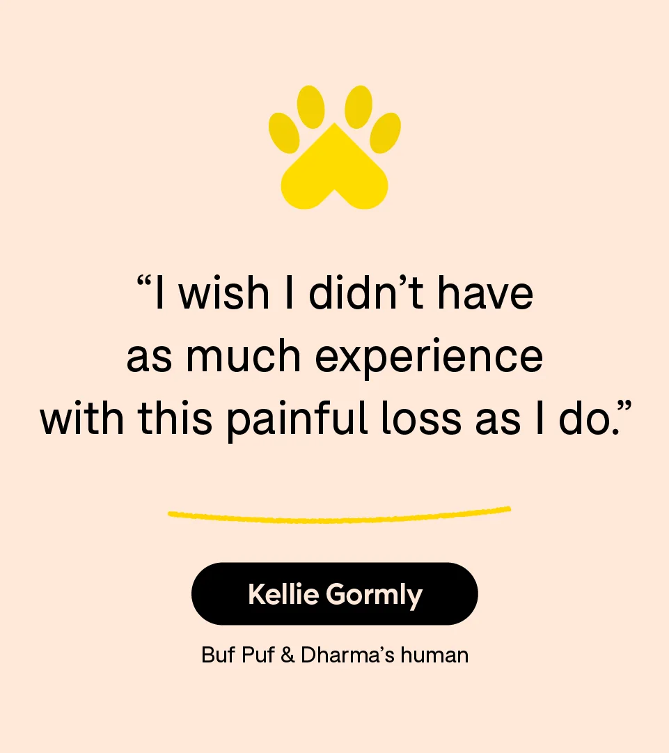 “I wish I didn’t have as much experience with this painful loss as I do.” — Kellie Gormly
