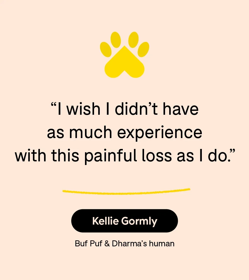 “I wish I didn’t have as much experience with this painful loss as I do.” — Kellie Gormly