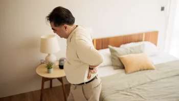 Pain: man with back pain 2158303122