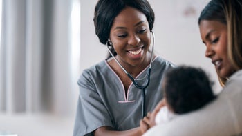 Beyfortus: baby at medical check up 1217055962