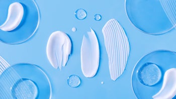 Health: Dermatology: smears of beauty product 369081702