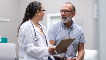 Safety: doctor consultation with a patient 1171128817