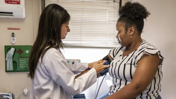 ozempic: HCP taking blood pressure 1958407445