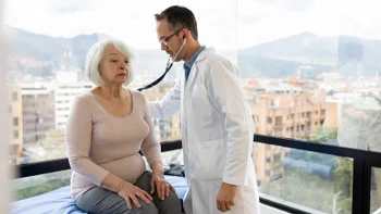 Cancer: senior woman at check up 1404912265