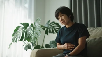 Voquezna: woman with stomach ache 2184122689