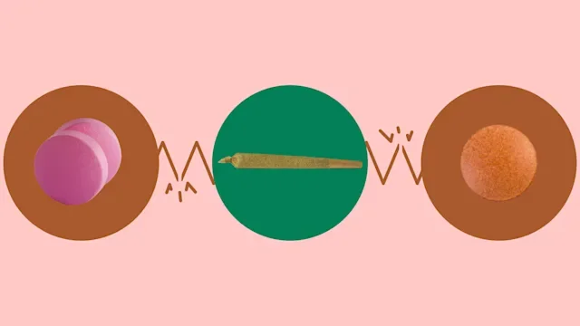 cannabis: drug interaction THC