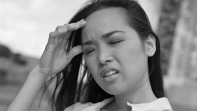 neurological: vasovagal syncope: lightheaded woman 511617177 BW