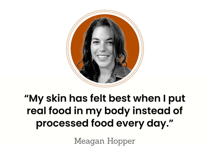 Maegan Hopper is pictured, indoors.