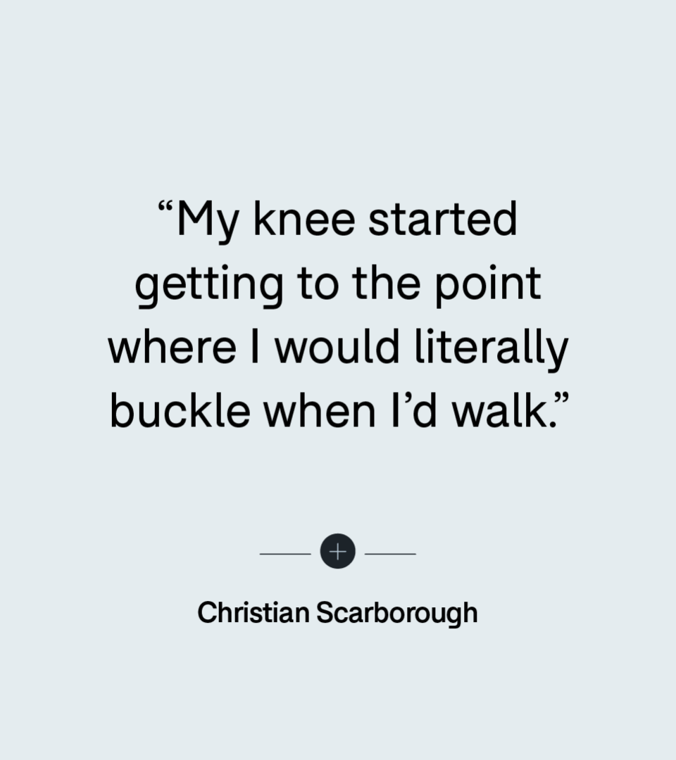 Health: Patient experiences: surgery knee scarborough-02