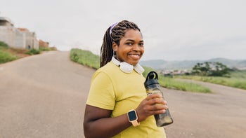 Movement-exercise: portrait of a woman smiling 2079738293
