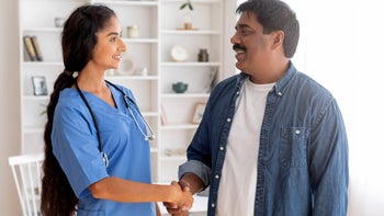 patient advocacy: doctor patient shaking hands 1857062159