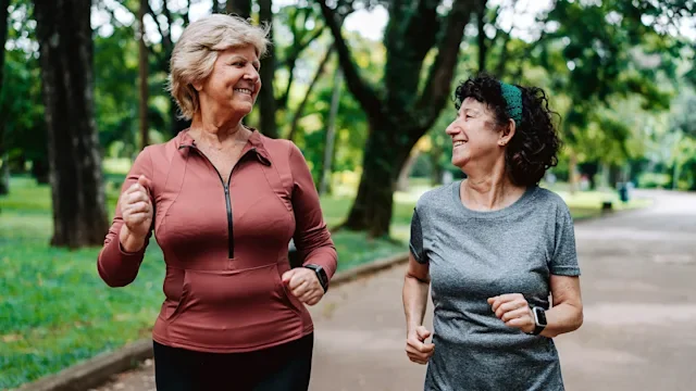 Osteoporosis: friends exercising outdoors 2265941468