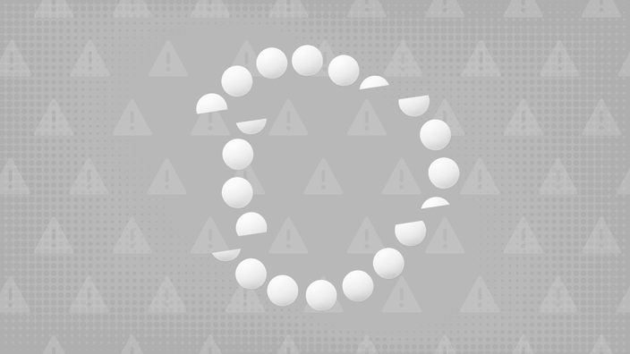Gray background with texture and warning sign pattern. In the center is a ring of white pills cut into thirds.