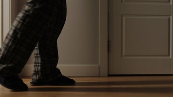 Sleep: feet walking indoors at night 1211810246
