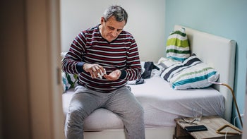 Health: Metoprolol: man taking daily medicine 1366979558