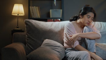 Health: Sleep: sad woman nightime-1358059835