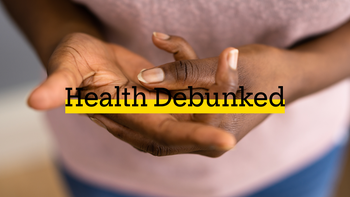 Health: arthritis: woman cracking knukles up close-1338374021