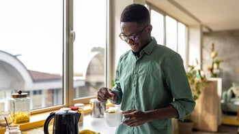 Health: Gut health: man making tea at home 1496354927