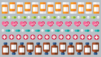Blog banner: medicine-bottles-pattern-goodrx-1024x576