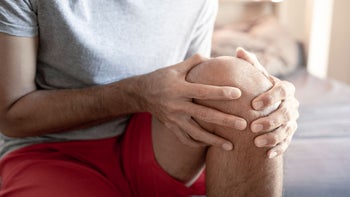 Musculoskeletal: closeup knee pain 1326435640