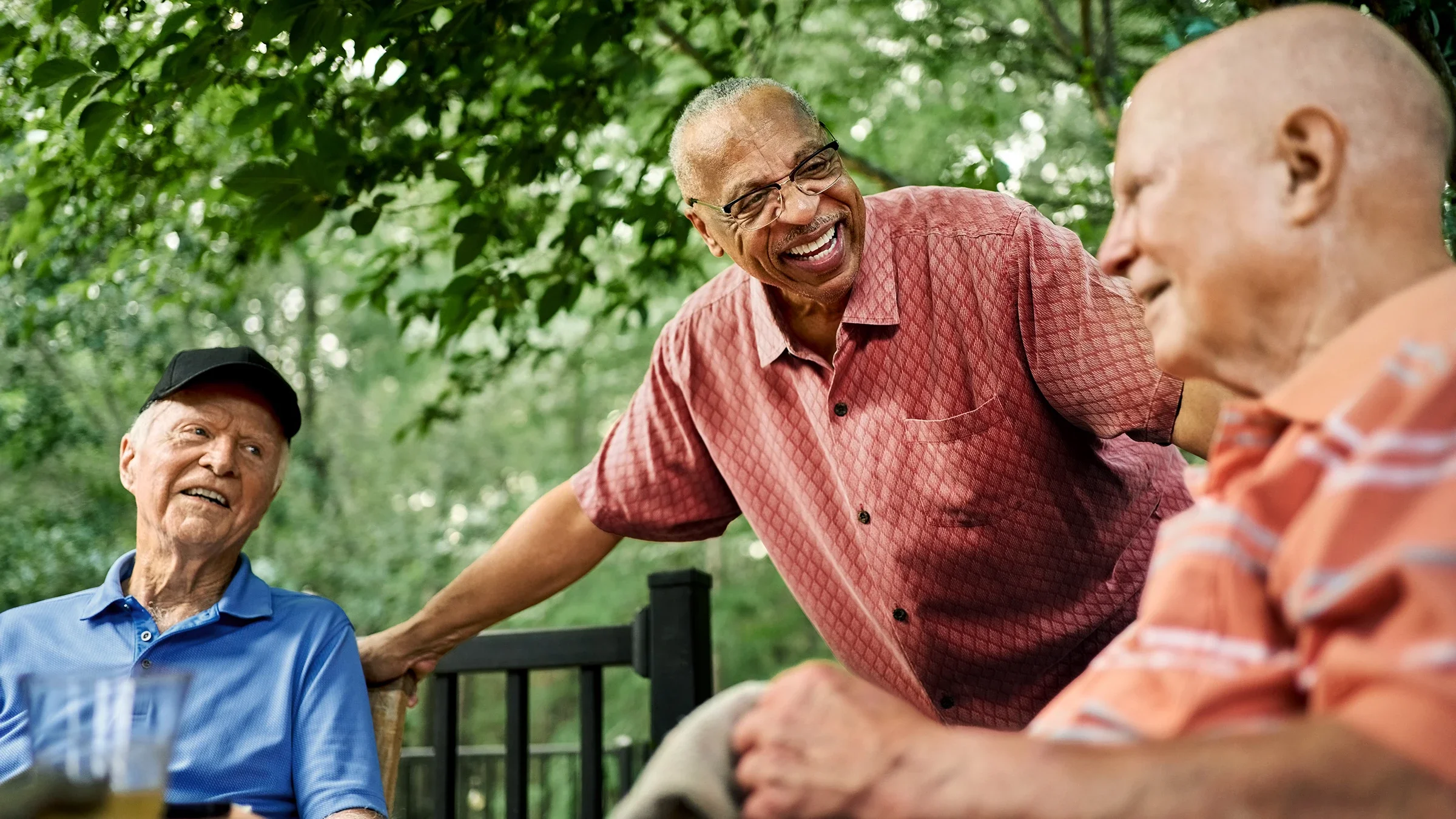 Medicare: friends in a park 2190552743