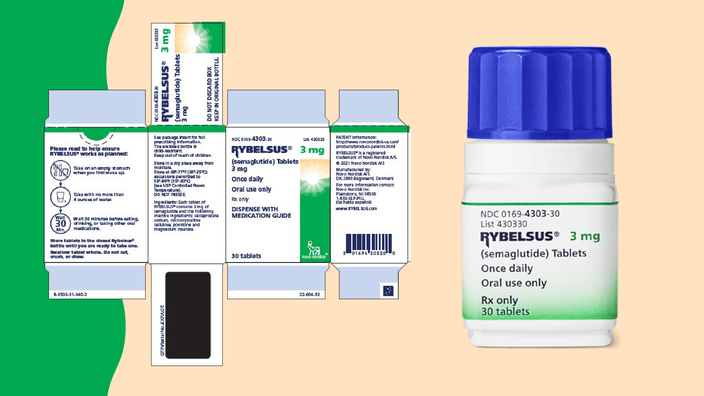 Rybelsus 3 mg tablet packaging