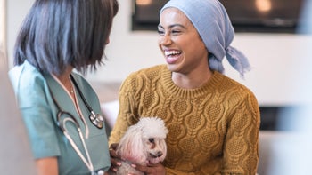Cancer hub: cancer patient hcp dog 1175131241