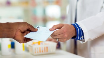 Metoprolol: closeup pharmacist rx 171296967