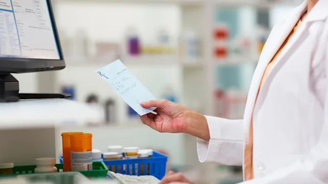Health: Zoloft: pharmacist with Rx 171306993