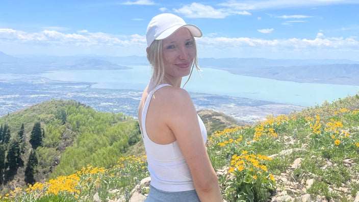 Kylie Payne is pictured in a travel snapshot.